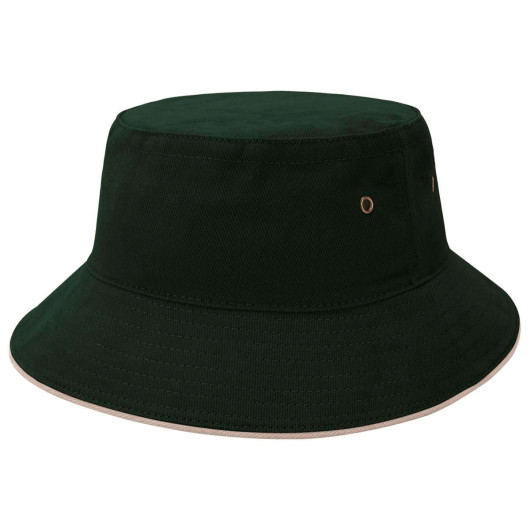 Bottle Natural Sandwich Brim Bucket Hats